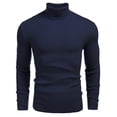 thumbnail image 1 of COOFANDY Mens Ribbed Slim Fit Knitted Pullover Casual Turtleneck Sweater, 1 of 10