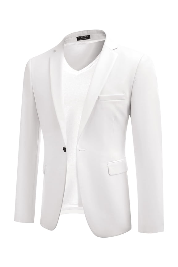 Mens Slim Fit Dress Jacket Suit Blazer Lightweight Sport Jackets Casual Sports Coat