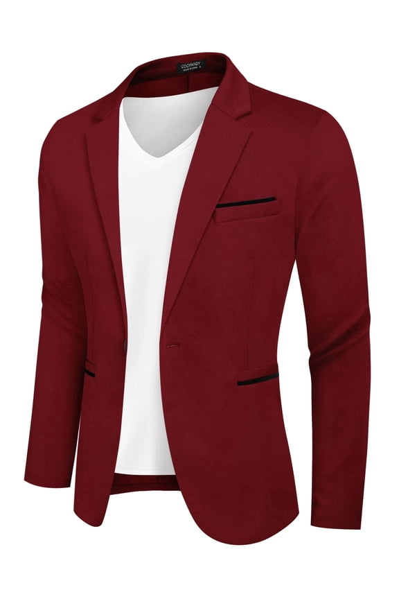 Mens Slim Fit Premium Stylish Suit Coat Jacket Modern Business Blazers