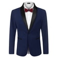 thumbnail image 1 of COOFANDY Mens Slim Fit Stylish Casual One-Button Suit Coat Jacket Business Blazers, 1 of 6