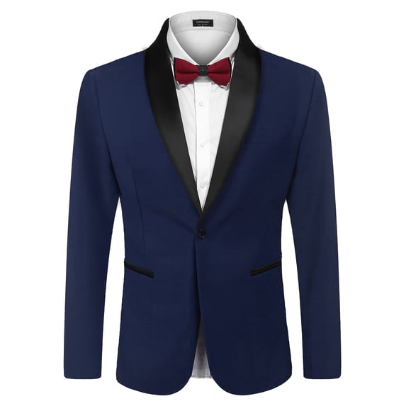 COOFANDY Mens Slim Fit Stylish Casual One-Button Suit Coat Jacket Business Blazers