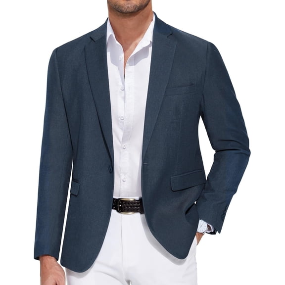 COOFANDY Mens Casual Sports Coat Slim Fit Lightweight Fashion Blazer Jacket Single Breasted Suit Coats
