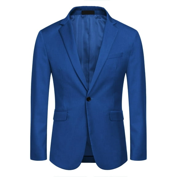 COOFANDY Mens One Button Casual Blazer - Sport Coat Business Suit Jacket