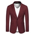 thumbnail image 1 of COOFANDY Mens One Button Casual Blazer - Sport Coat Business Suit Jacket, 1 of 6