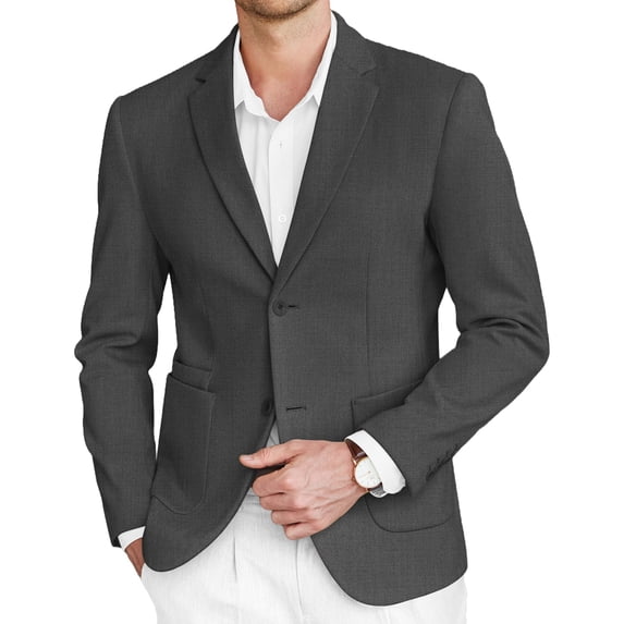 COOFANDY Mens Sports Jackets Business Two Button Coats Suit Jackets Regular Fit Stylish Blazers