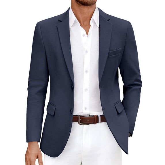 COOFANDY Mens Suit Blazer Classic Fit Casual Business Summer Sports Jacket Two Button