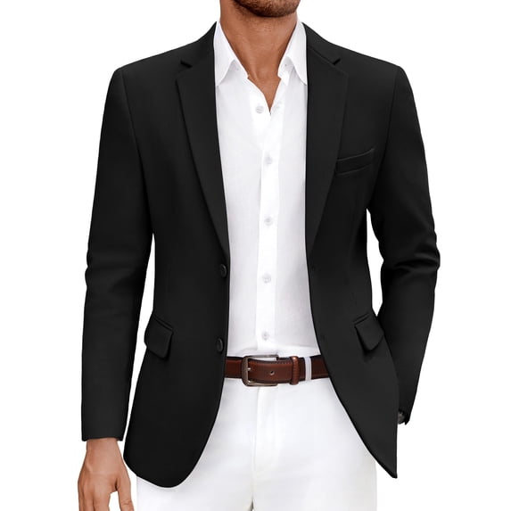 COOFANDY Mens Suit Blazer Classic Fit Casual Business Summer Sports Jacket Two Button