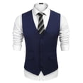 thumbnail image 1 of COOFANDY Mens Suit Vest Formal Dress Vest Slim Fit Buesiness Wedding, 1 of 6