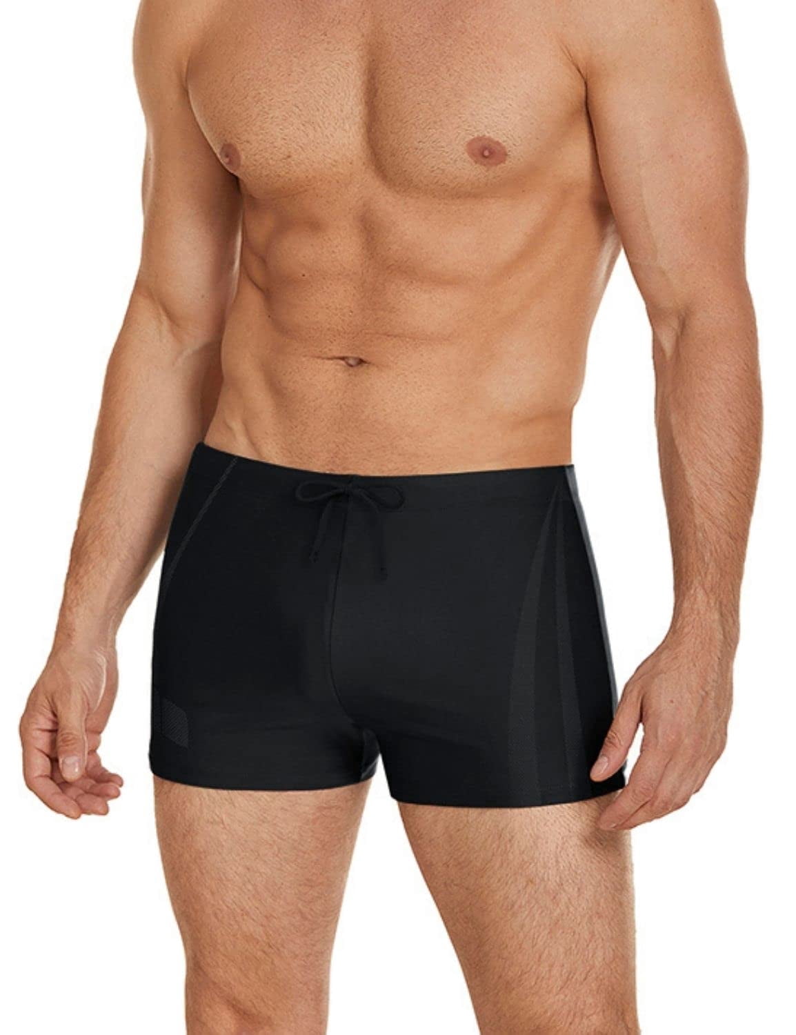 COOFANDY Mens Swim Trunks Swim Briefs Square Leg Sexy Tight Swimwear Bathing Suit Board Short with Liner