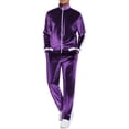thumbnail image 1 of COOFANDY Mens Tracksuit 2 Piece Set Velour Velvet Sweatsuit Jogging Suits Full Zip Jacket Pants Outfits, 1 of 6