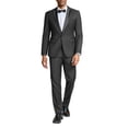 thumbnail image 1 of COOFANDY Mens Tuxedo Suit Set Slim Fit 2 Piece One Button Blazer Jacket Pants for Wedding, 1 of 6
