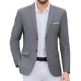 thumbnail image 1 of COOFANDY Mens Two Button Blazer Jacket Big and Tall Formal Business Suit Jackets, 1 of 6