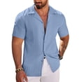 thumbnail image 1 of COOFANDY Mens Vacation Shirts Fashion Summer Beach Shirts for Men, 1 of 7
