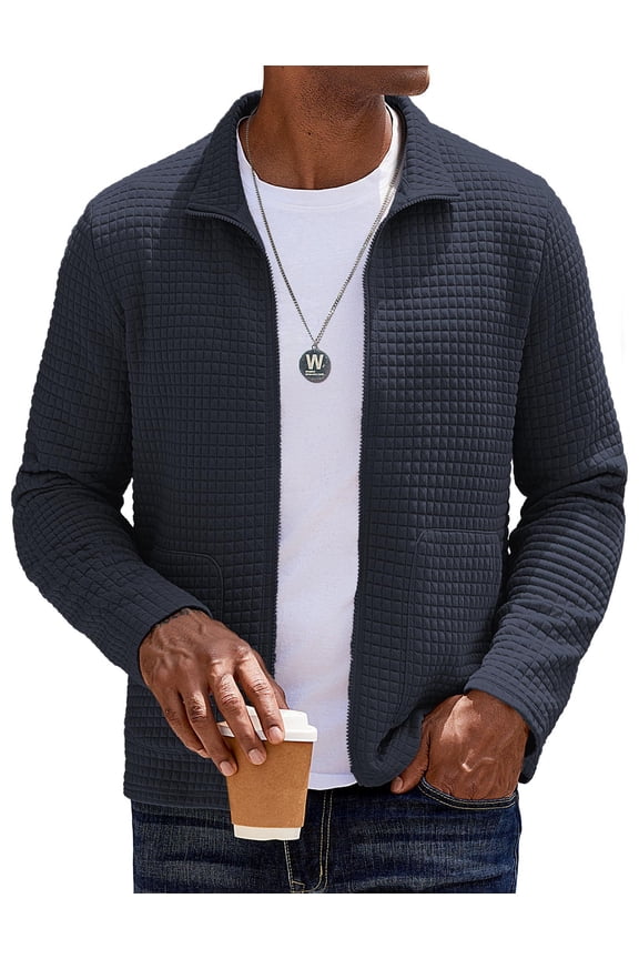 Mens Varsity Bomber Jacket Casual Lightweight Jackets Fashion Zipper Jackets