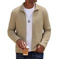 thumbnail image 1 of COOFANDY Mens Waffle Jacket Coat Lightweight Bomber Jacket Varsity Baseball Jacket, 1 of 10