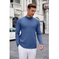 thumbnail image 1 of COOFANDY Mock Turtleneck for Men Long Sleeve High Neck Pullover Sweater Slim Fit Casual Thermal Tops, 1 of 6