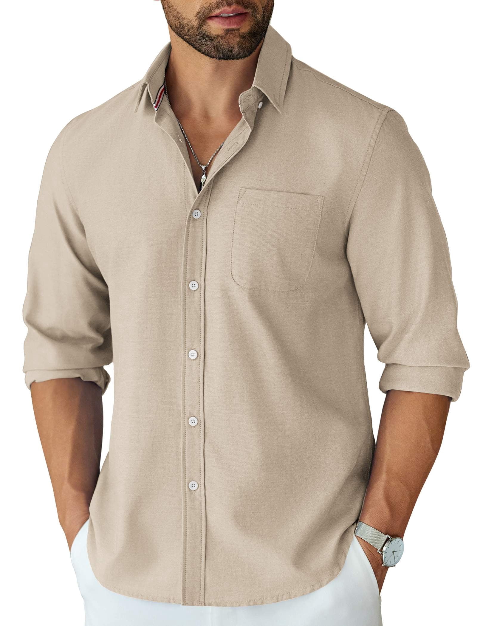 COOFANDY Sage Green Mens Dress Shirt Long Sleeve Button Up Shirts for Men Business Casual Shirts Coffee L - Walmart.com COOFANDY Sage Green Mens Dress Shirt Long Sleeve Button Up Shirts for Men Business Casual Shirts Coffee L - Walmart.com