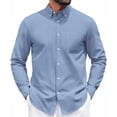 thumbnail image 1 of COOFANDY Sage Mens Dress Shirt Long Sleeve Button Up Shirts for Men Business Casual Shirts, 1 of 3