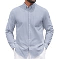 thumbnail image 1 of COOFANDY Sage Mens Dress Shirt Long Sleeve Button Up Shirts for Men Business Casual Shirts, 1 of 4