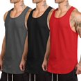 thumbnail image 1 of COOFANDY Sleeveless Top Men Cotton Tank Tops Summer Breathable Gym Sleeveless Muscle Shirts for Active Men, 1 of 6