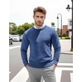 thumbnail image 1 of COOFANDY Men's Crew Neck Knitted Pullover Slim Fit Lightweight Sweatshirt all-Season Casual Dressy Wear, 1 of 6