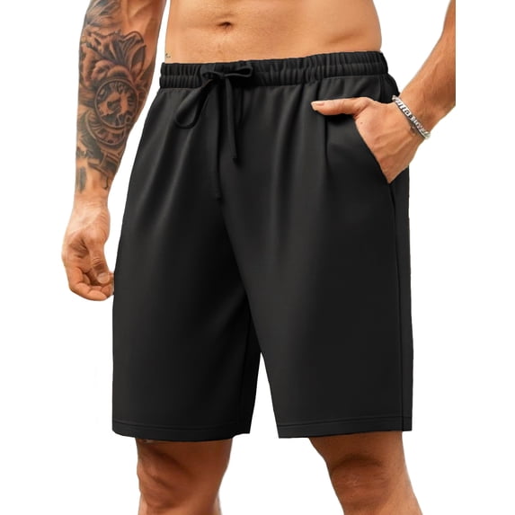 COOFANDY Summer Shorts for Men Lightweight Above Knee Shorts Casual Drawstring Athletic Shorts