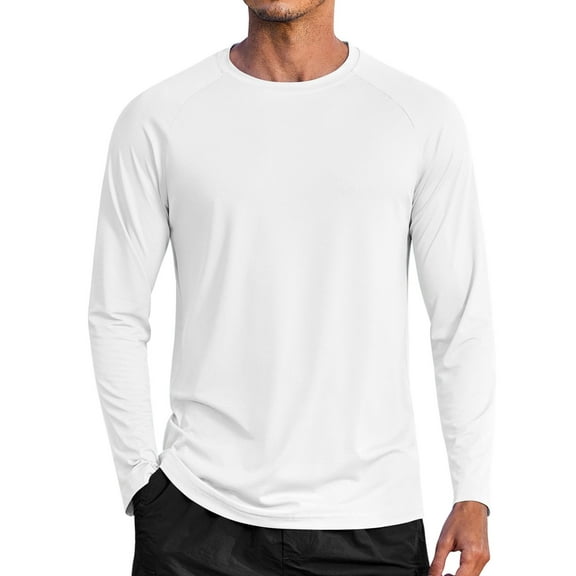 COOFANDY Sun Shirts for Men Lightweight Casual Long Sleeve T-Shirt UV Swimming Fishing Hiking Shirt