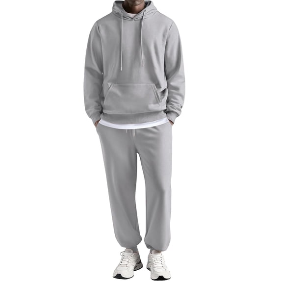 COOFANDY Sweatsuit for Men Travel Hoodie and Sweatpants Set 2 Piece Casual Athletic Tracksuit Sets