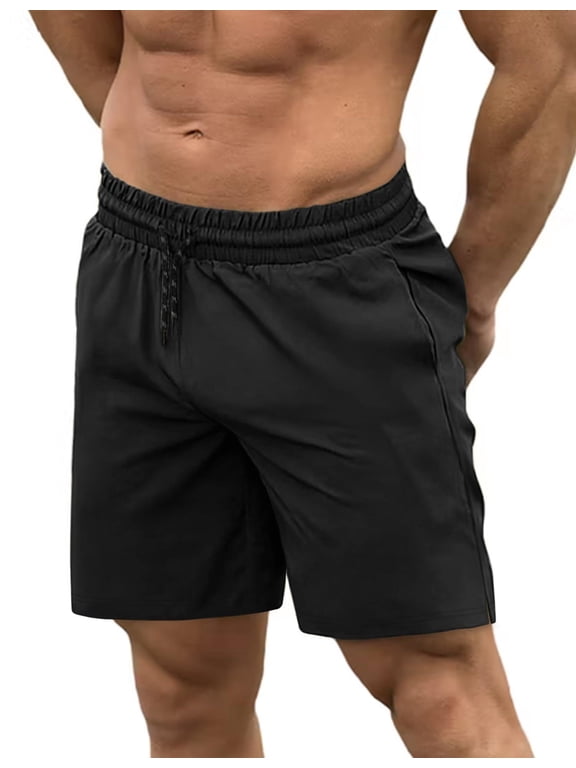 Mens 5 Inch Swim Trunks 5 Inch Inseam Swim Short Quick Dry Bathing Suit with Compression Liner