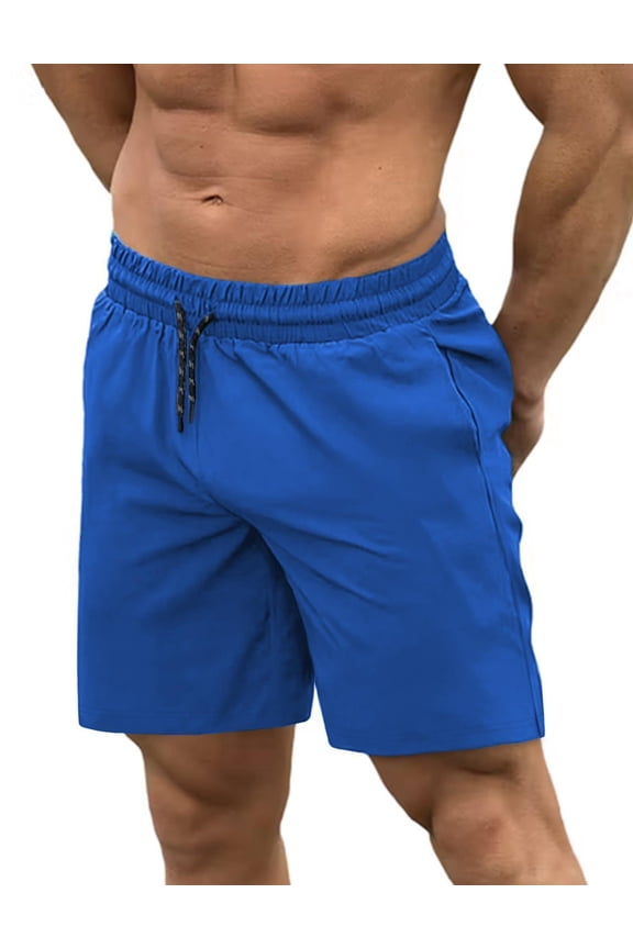 Men Swim Shorts 5 inch Quick Dry Swim Trunk Swimwear Trunks with Compression Liner 2 in 1 Swimsuit