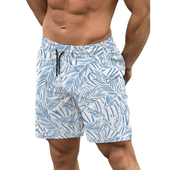 COOFANDY Mens Bathing Suits Trunks Quick Dry Swim Shorts with Compression Liner Pool Short