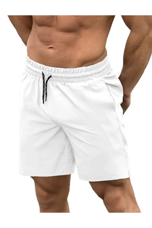 Mens Swim Shorts 5 Inch Inseam Summer Swim Shorts Sexy Quick Dry Swim Trunks with Pockets