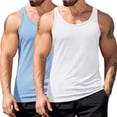 thumbnail image 1 of COOFANDY Tank Top for Men Workout Knit Sleeveless Muscle Shirt Cut Off Shirts Fitness Tee, 1 of 5