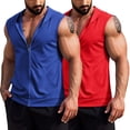 thumbnail image 1 of COOFANDY Workout Hooded Tank Tops Men Bodybuilding Muscle T Shirt Sleeveless Gym Hoodie Zipper Boxing Tanks, 1 of 6