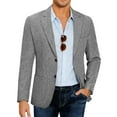 thumbnail image 1 of COOFANDY Men's Sports Coat Blazers Slim Fit Business Weeding Suit Jackets Classic Fit Dress Blazer, 1 of 6