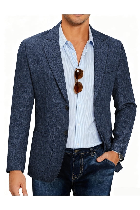 Mens Casual Sport Coat Modern Fit Blazer Premium Office Casual Business Suit Jacket