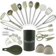 thumbnail image 1 of COOK WITH COLOR Silicone Cooking Utensils Set, Heat-Resistant, Nonstick Kitchen Gadgets (38 Pieces), 1 of 8