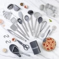 thumbnail image 1 of COOK WITH COLOR Silicone Cooking Utensils Set, Heat-Resistant, Nonstick Kitchen Gadgets (38 Pieces), 1 of 7