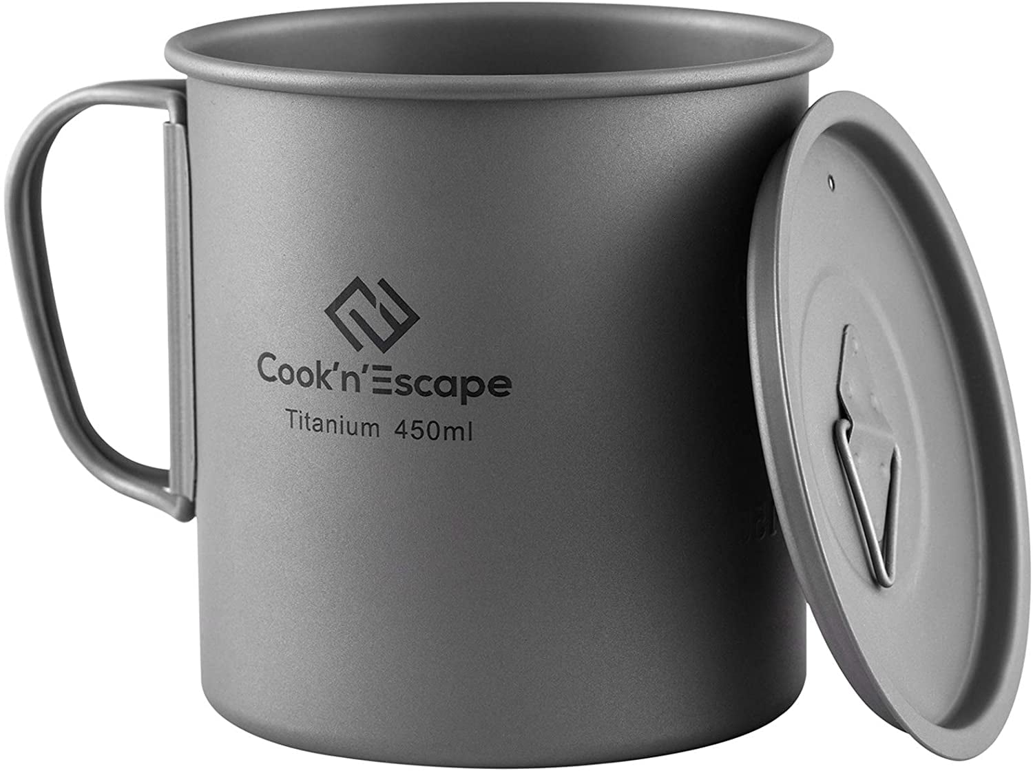 COOK'N'ESCAPE Titanium Cooker Pot Hanging Pot Mug Cup Outdoor