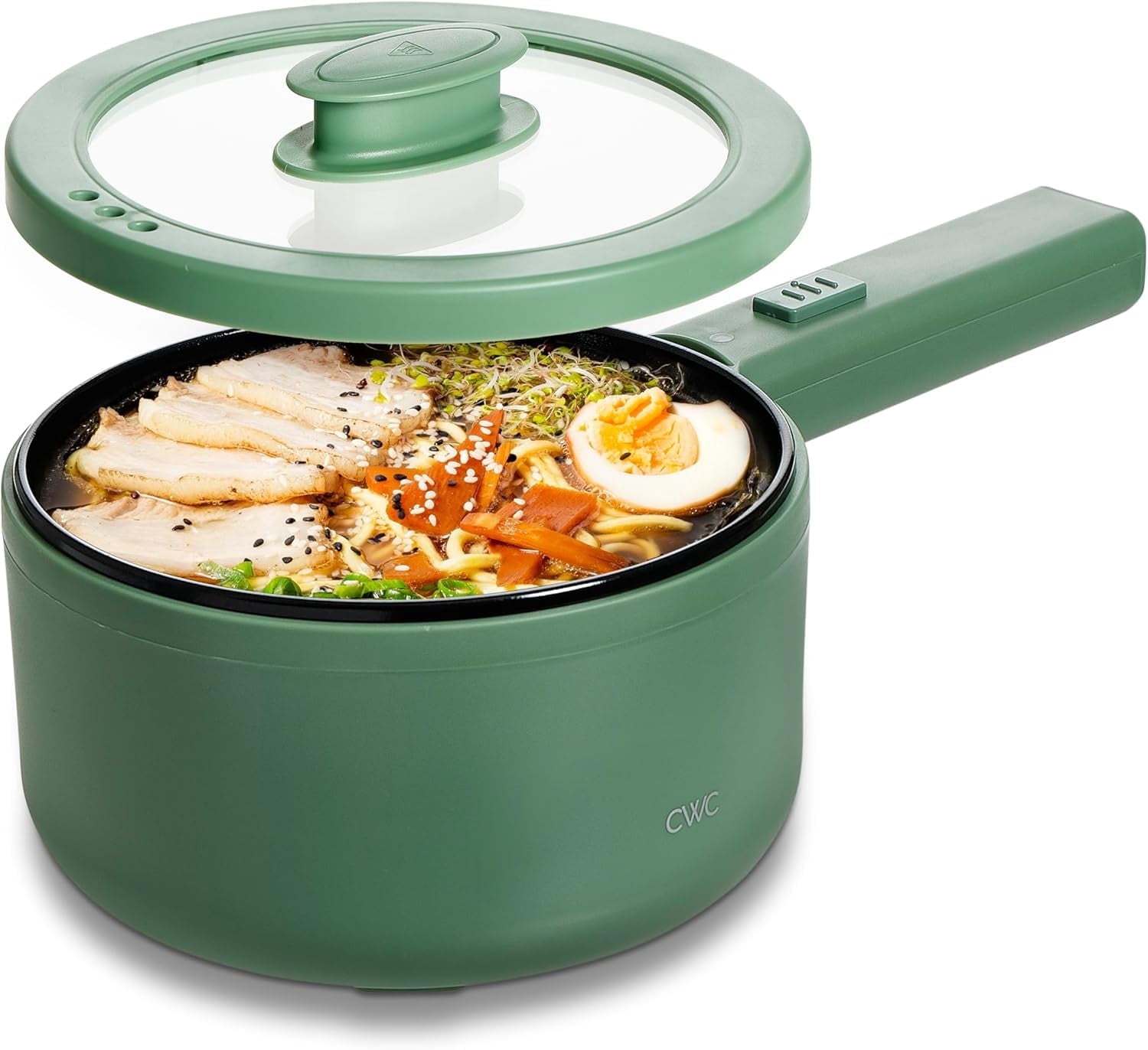 COOK WITH COLOR 1.6L Electric Hot Pot 700-Watt Non Stick Pot Mini ...