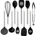 thumbnail image 1 of COOK WITH COLOR 10-Pc Cooking Utensils Set Kitchen Gadgets & Essentials, Black, 1 of 8