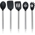 thumbnail image 1 of COOK WITH COLOR 5-Pc Cooking Utensils Set Kitchen Gadgets & Essentials, Speckled Black, 1 of 8