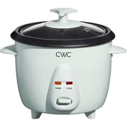 COOK WITH COLOR Rice Cooker, 6-Cup with Tempered Glass Lid, Sage