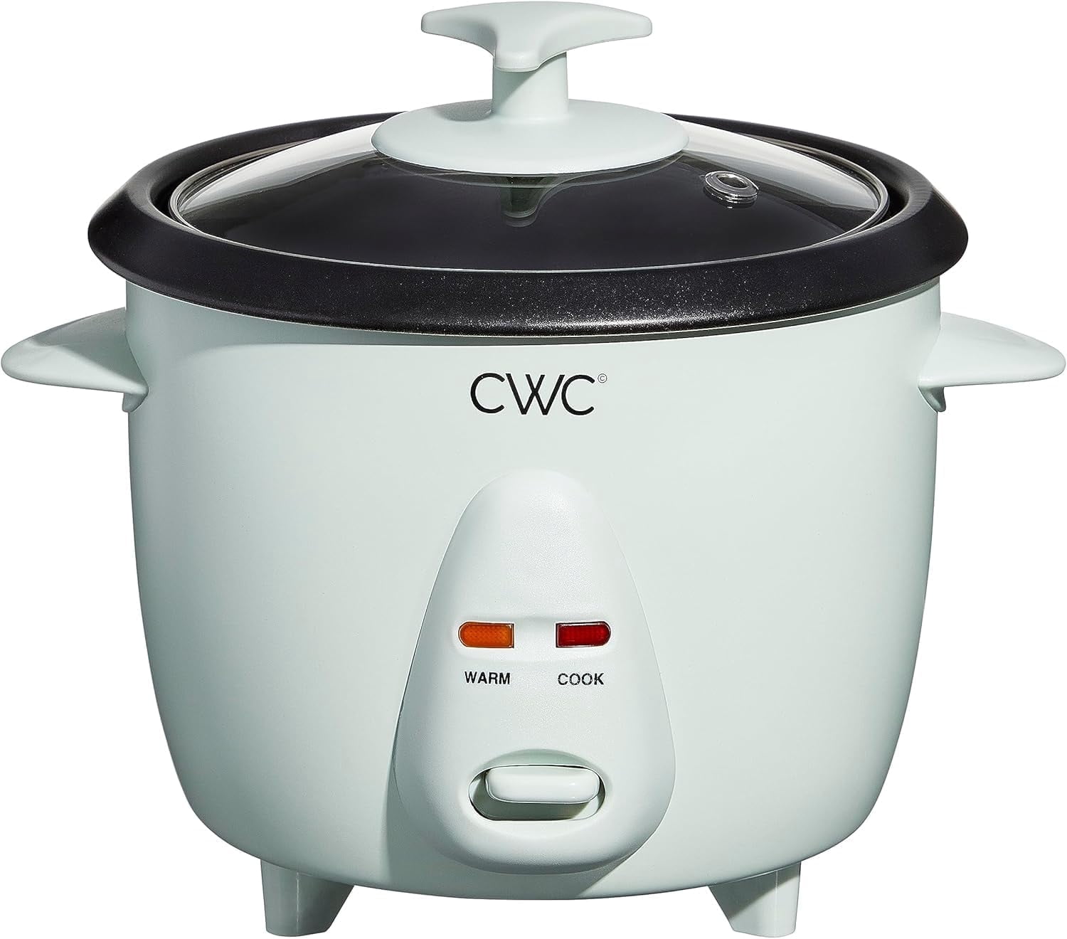 COOK WITH COLOR 6-Cup Rice Cooker 300-Watt Cooking Pot Kitchen Appliance, Sage