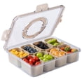 thumbnail image 1 of COOK WITH COLOR Snackle Box for Kids Lunch Box and Snack Container, Brown, 1 of 11