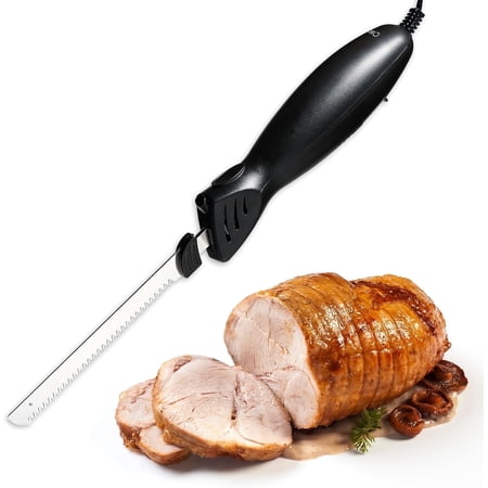 COOK WITH COLOR Electric Knife for Meat Slicing 100W Electric Kitchen Knives, Black