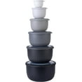 thumbnail image 1 of COOK WITH COLOR Meal Prep Containers Wide Mixing Bowls Food Storage Containers with Lids, Multicolor Black White Deep 12 Pcs, 1 of 8