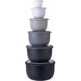 thumbnail image 1 of COOK WITH COLOR Meal Prep Containers Wide Mixing Bowls Food Storage Containers with Lids, Multicolor Black White Deep 12 Pcs, 1 of 8