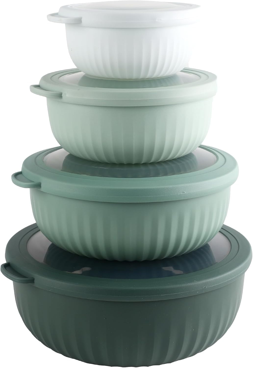 COOK WITH COLOR Sage Meal Prep Containers with Lids 8 Pcs Food Storage ...