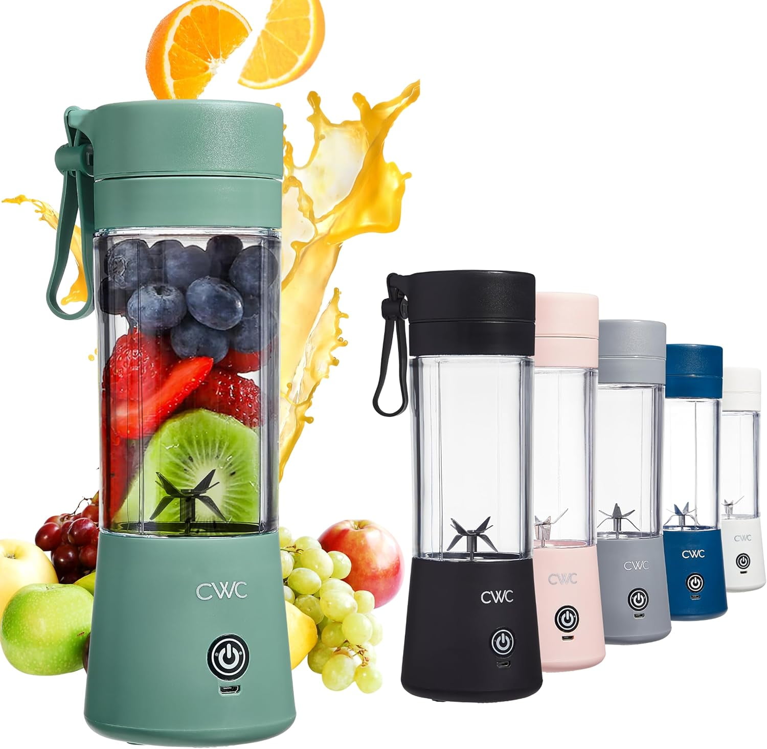CWC Kitchen Blend Mixer, Mini Portable Blender, 250W Power